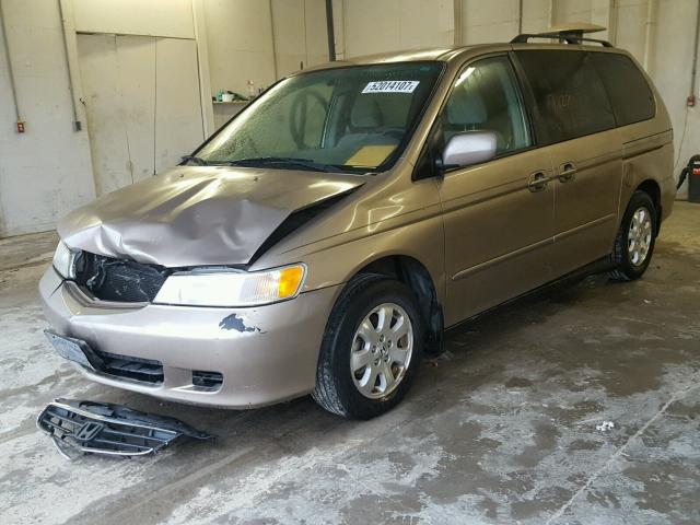 5FNRL18864B117037 - 2004 HONDA ODYSSEY EX BEIGE photo 2