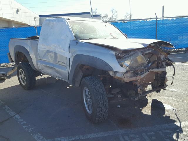 5TEPX42N87Z374313 - 2007 TOYOTA TACOMA SILVER photo 1