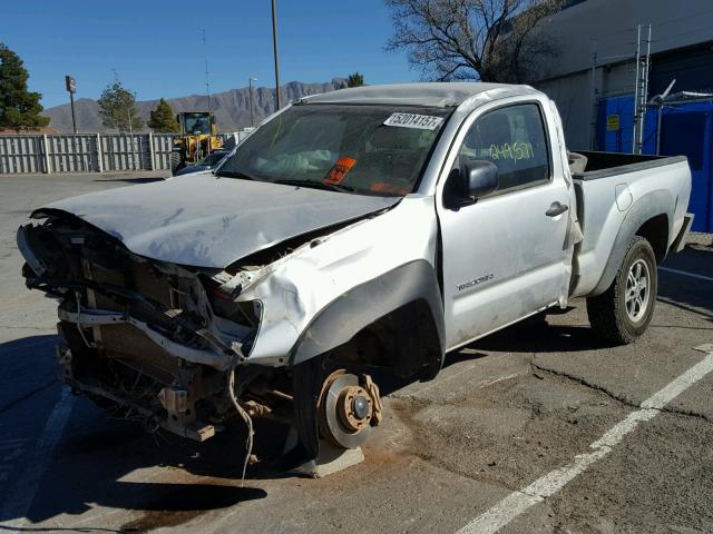 5TEPX42N87Z374313 - 2007 TOYOTA TACOMA SILVER photo 2