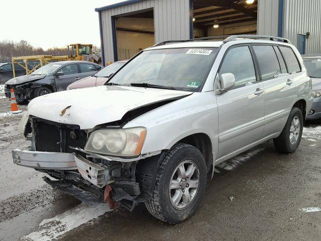 JTEHF21A830153245 - 2003 TOYOTA HIGHLANDER SILVER photo 2