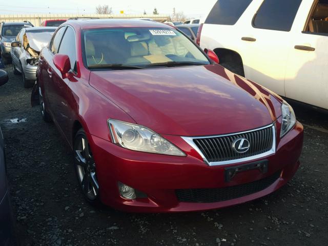 JTHBK262895105102 - 2009 LEXUS IS 250 RED photo 1