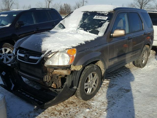 SHSRD77824U240795 - 2004 HONDA CR-V EX TAN photo 2