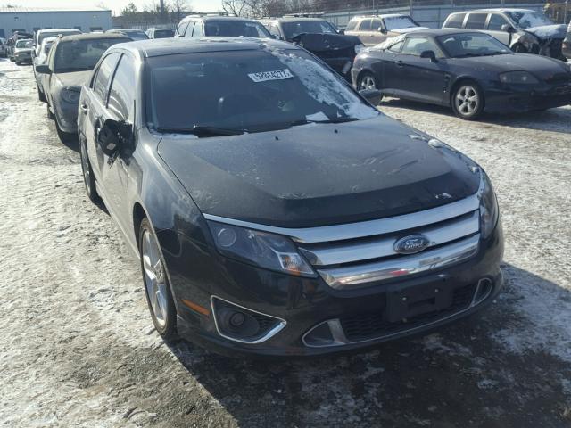 3FAHP0KC1AR117972 - 2010 FORD FUSION SPO BLACK photo 1