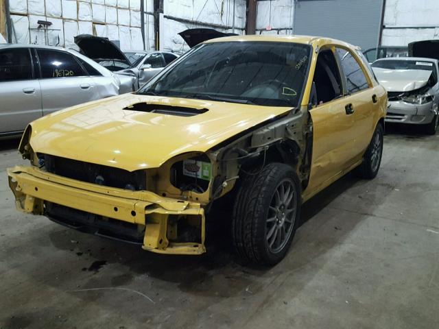 JF1GG29623G804136 - 2003 SUBARU IMPREZA WR YELLOW photo 2