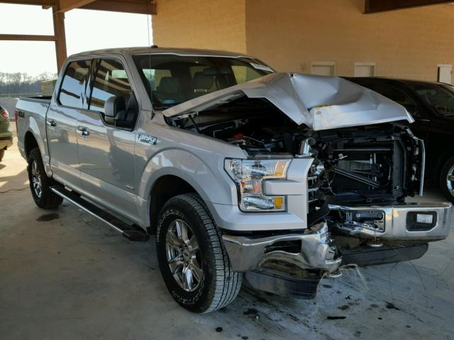 1FTEW1EG0GKF88495 - 2016 FORD F150 SUPER SILVER photo 1