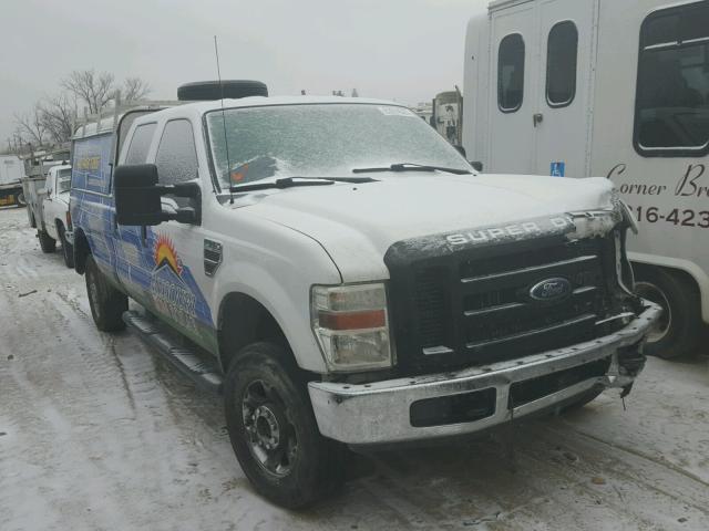 1FTWW31R48ED07242 - 2008 FORD F350 SRW S WHITE photo 1