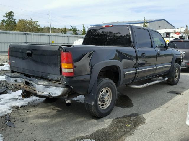 1GCHC23102F178758 - 2002 CHEVROLET SILVERADO BLACK photo 4