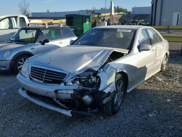 WDBNG75J83A344863 - 2003 MERCEDES-BENZ S 500 SILVER photo 2