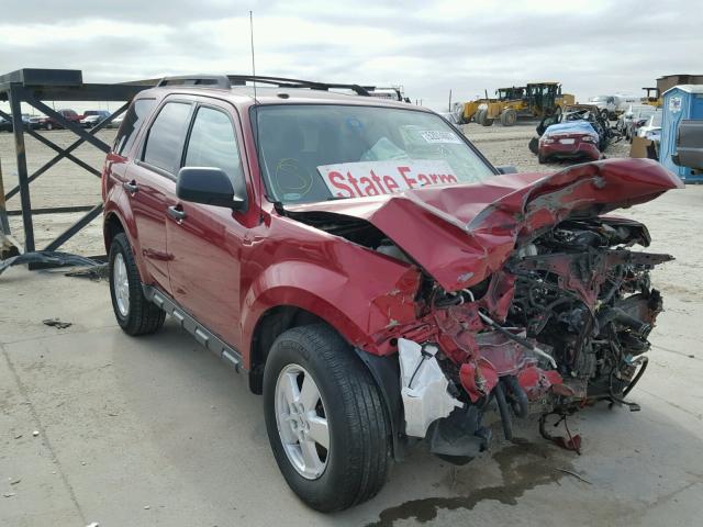 1FMCU0D71CKB03179 - 2012 FORD ESCAPE XLT RED photo 1