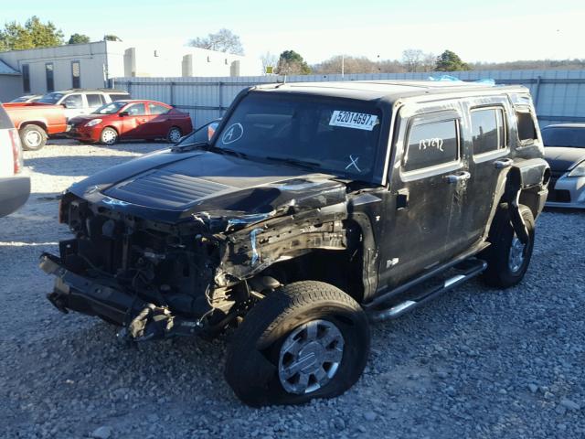 5GTDN136968264443 - 2006 HUMMER H3 BLACK photo 2