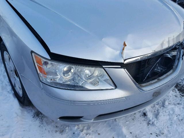 5NPET46C09H522939 - 2009 HYUNDAI SONATA GLS SILVER photo 1