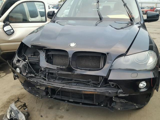 5UXFE43579L273408 - 2009 BMW X5 XDRIVE3 BLACK photo 9