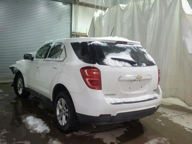 2GNALBEK3H1517611 - 2017 CHEVROLET EQUINOX LS WHITE photo 3