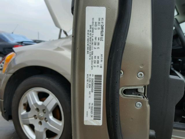 1B3HB28B08D646580 - 2008 DODGE CALIBER GOLD photo 10