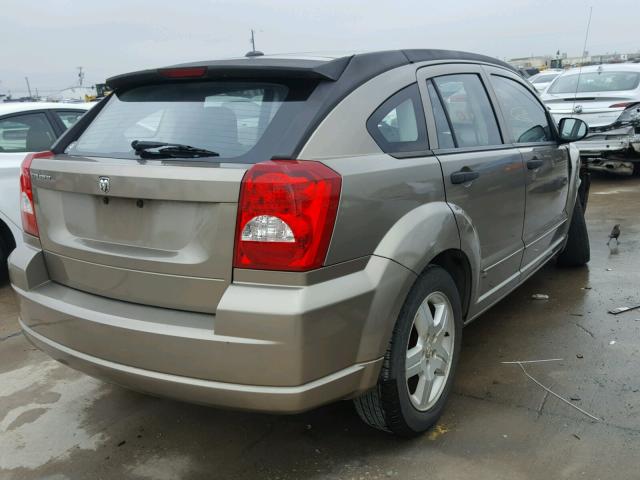 1B3HB28B08D646580 - 2008 DODGE CALIBER GOLD photo 4