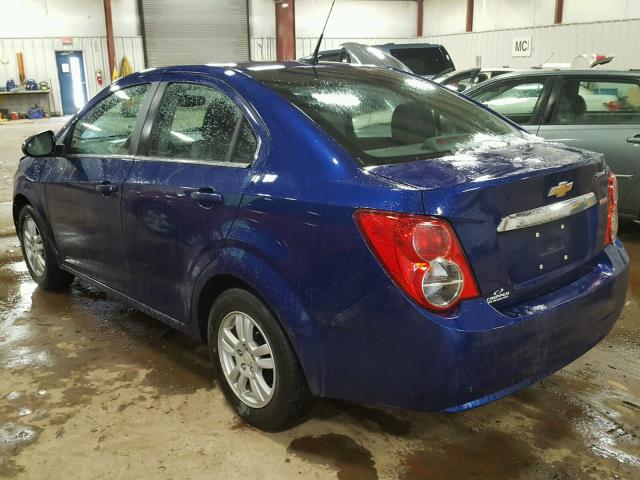 1G1JC5SB6E4225586 - 2014 CHEVROLET SONIC LT BLUE photo 3