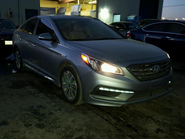 5NPE34AF9GH300902 - 2016 HYUNDAI SONATA SPO SILVER photo 1