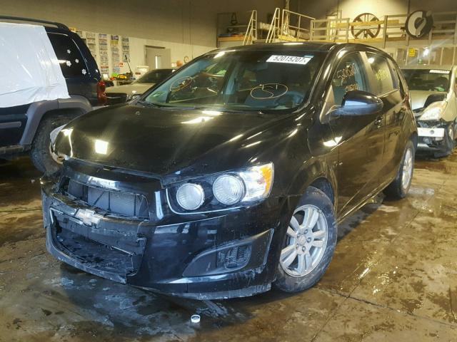 1G1JA6SH0C4111550 - 2012 CHEVROLET SONIC LS BLACK photo 2