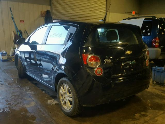 1G1JA6SH0C4111550 - 2012 CHEVROLET SONIC LS BLACK photo 3