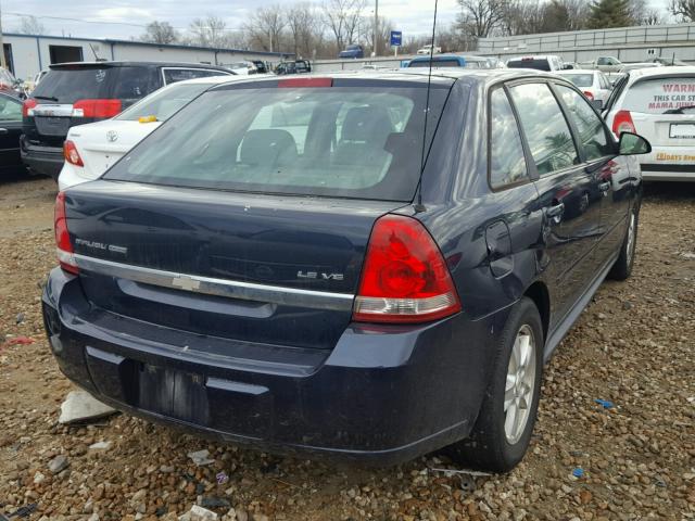 1G1ZT64855F258593 - 2005 CHEVROLET MALIBU MAX BLUE photo 4