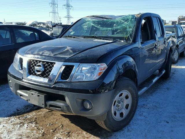 1N6AD0EV8FN707904 - 2015 NISSAN FRONTIER S BLACK photo 2