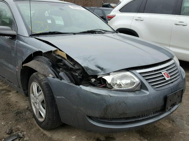 1G8AJ55F37Z172339 - 2007 SATURN ION LEVEL CHARCOAL photo 9