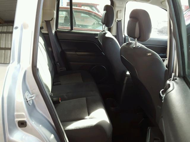 1C4NJDBB2GD714191 - 2016 JEEP COMPASS SP ვერცხლისფერი ფოტო 6