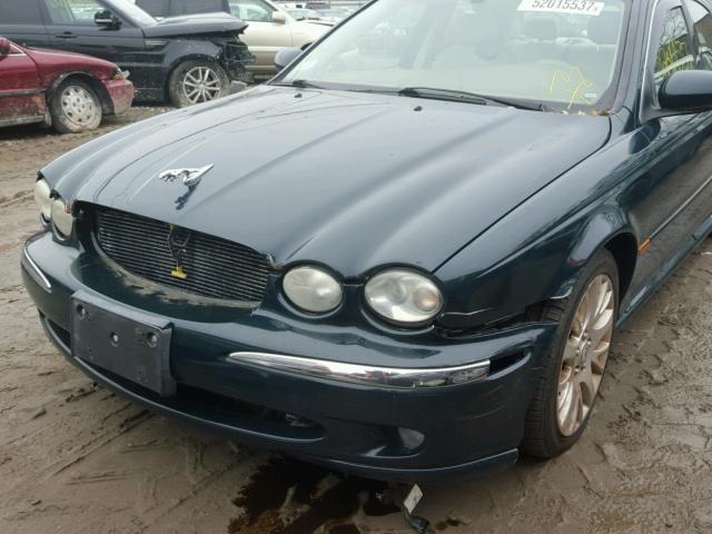 SAJEA51D03XC88779 - 2003 JAGUAR X-TYPE 2.5 GREEN photo 10