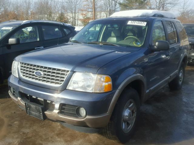 1FMZU74E02ZA01539 - 2002 FORD EXPLORER E BLUE photo 2