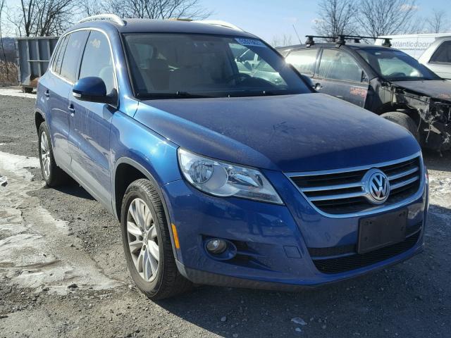 WVGAV75N09W004624 - 2009 VOLKSWAGEN TIGUAN S BLUE photo 1