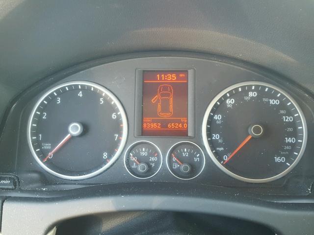 WVGAV75N09W004624 - 2009 VOLKSWAGEN TIGUAN S BLUE photo 8