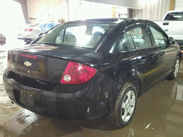 1G1AK55F377202382 - 2007 CHEVROLET COBALT LS BLUE photo 4