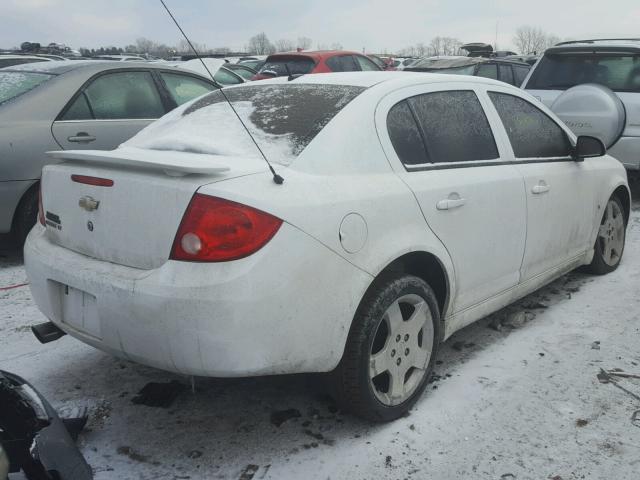 1G1AT58H397177142 - 2009 CHEVROLET COBALT LT WHITE photo 4