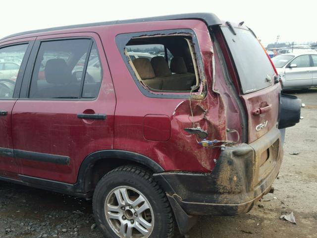 JHLRD788X3C017733 - 2003 HONDA CR-V EX MAROON photo 9