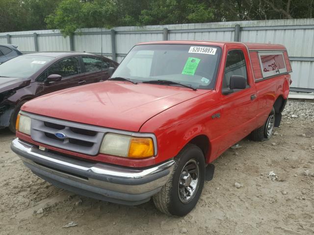 1FTCR10A4SUB69855 - 1995 FORD RANGER RED photo 2