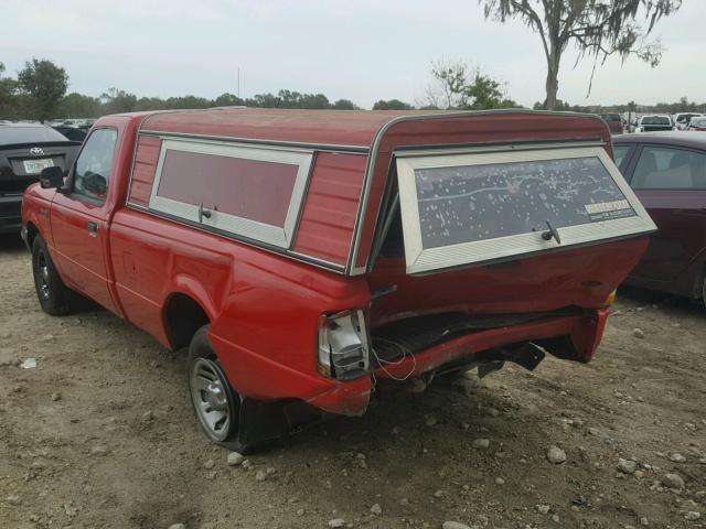 1FTCR10A4SUB69855 - 1995 FORD RANGER RED photo 3