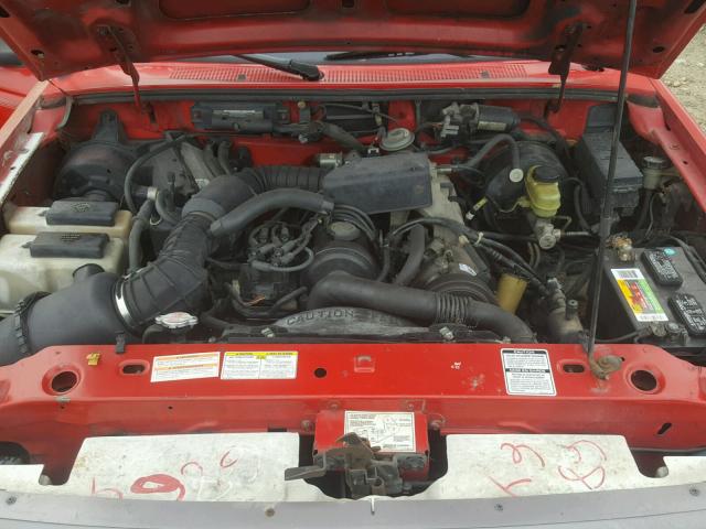 1FTCR10A4SUB69855 - 1995 FORD RANGER RED photo 7