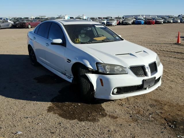 6G2ER57778L151253 - 2008 PONTIAC G8 WHITE photo 1