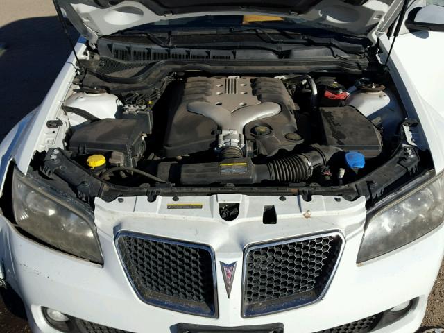 6G2ER57778L151253 - 2008 PONTIAC G8 WHITE photo 7