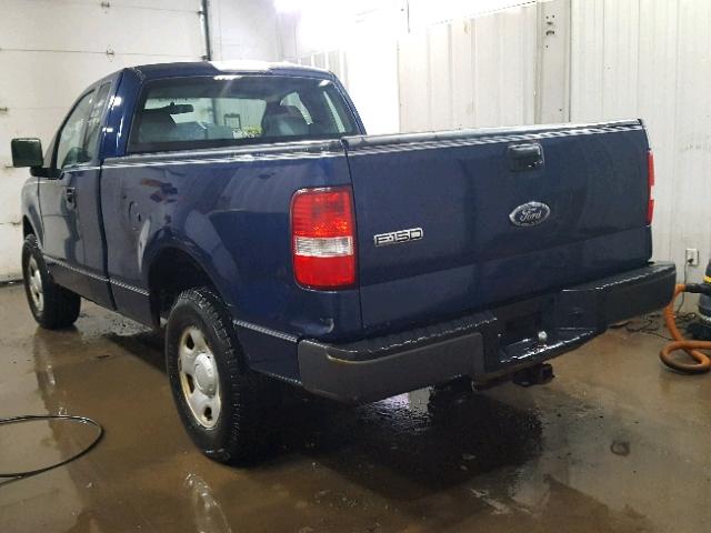 1FTRF14W47KD33729 - 2007 FORD F150 BLUE photo 3