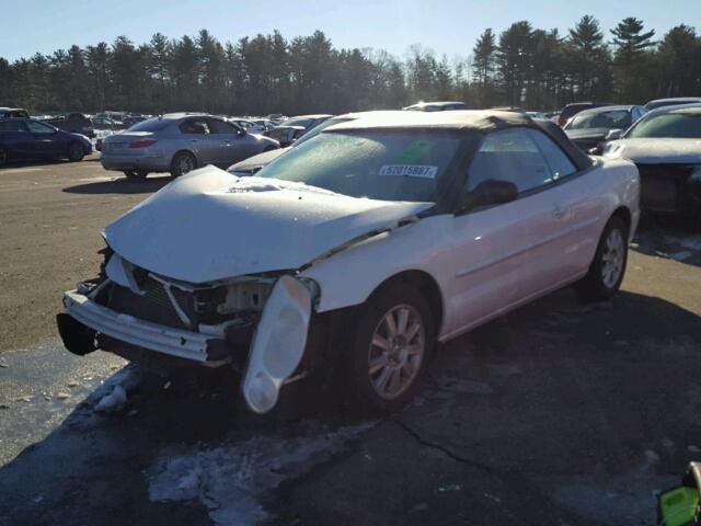 1C3EL75R64N204649 - 2004 CHRYSLER SEBRING GT WHITE photo 2