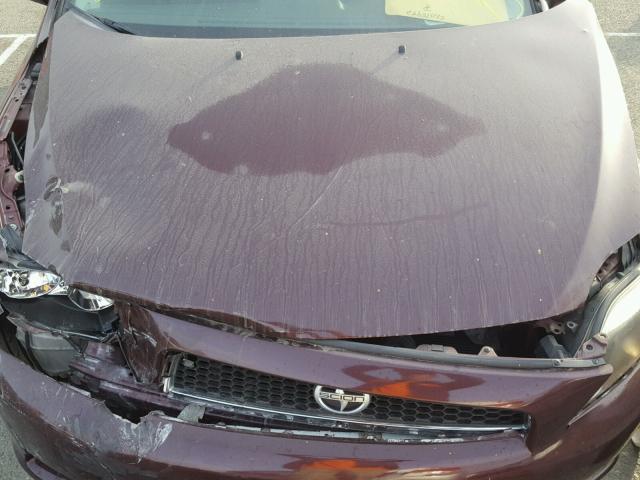 JTKDE177150022424 - 2005 TOYOTA SCION TC 勃艮第红 照片 7