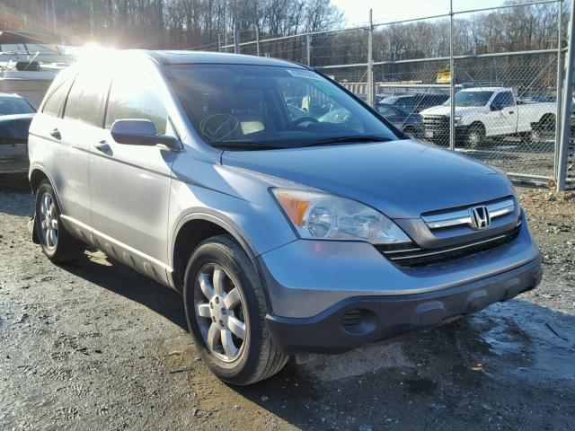 JHLRE48738C056996 - 2008 HONDA CR-V EXL BLUE photo 1