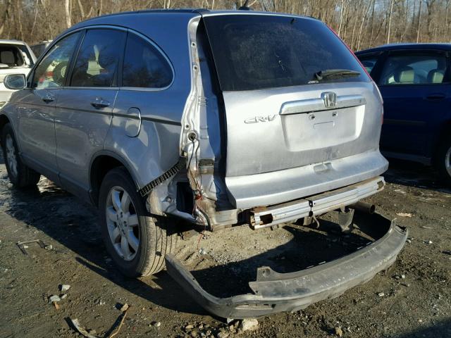 JHLRE48738C056996 - 2008 HONDA CR-V EXL BLUE photo 9