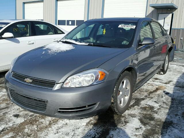 2G1WT57N391148377 - 2009 CHEVROLET IMPALA 1LT GRAY photo 2