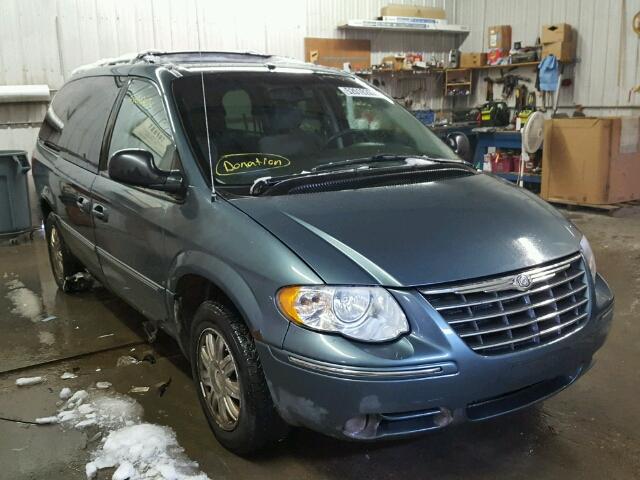 2A8GP64L97R274839 - 2007 CHRYSLER TOWN & COU BLUE photo 1