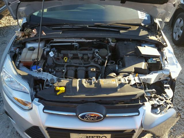 1FADP3F25EL400039 - 2014 FORD FOCUS SE SILVER photo 7