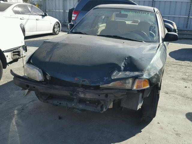 JA3AY26C51U022076 - 2001 MITSUBISHI MIRAGE ES GREEN photo 2