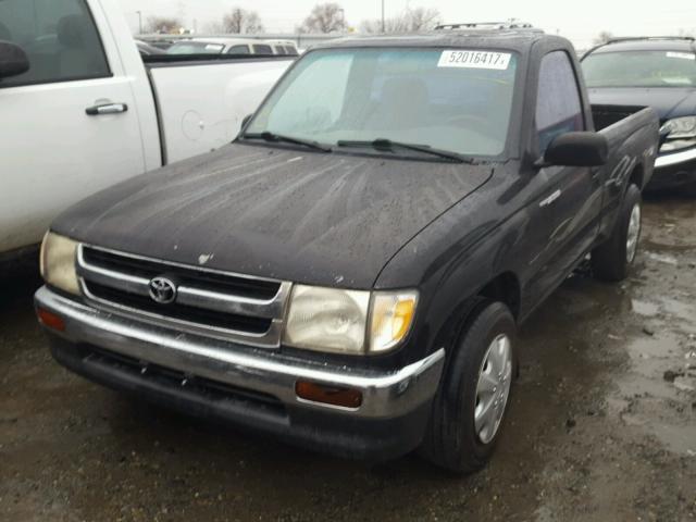 4TANL42N2VZ298255 - 1997 TOYOTA TACOMA BLACK photo 2