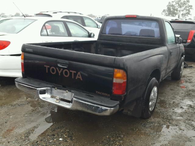 4TANL42N2VZ298255 - 1997 TOYOTA TACOMA BLACK photo 4